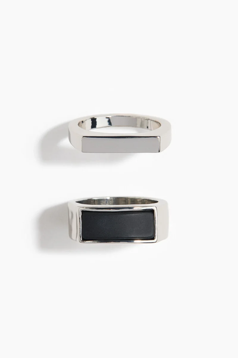 H&M 2-pack rings